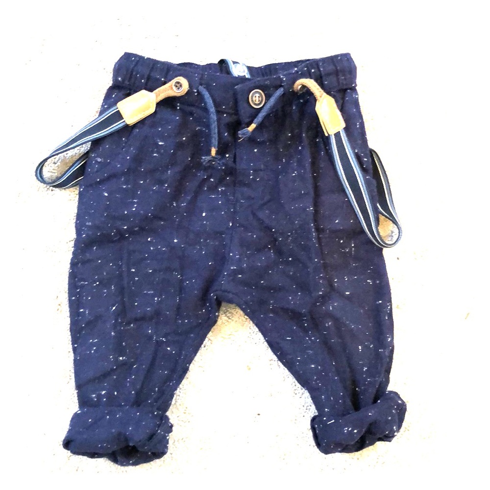 H&M pants with removable suspenders